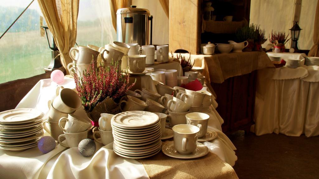 Przybysławice Dwor Na Wichrowym Wzgorzu Bed & Breakfast エクステリア 写真